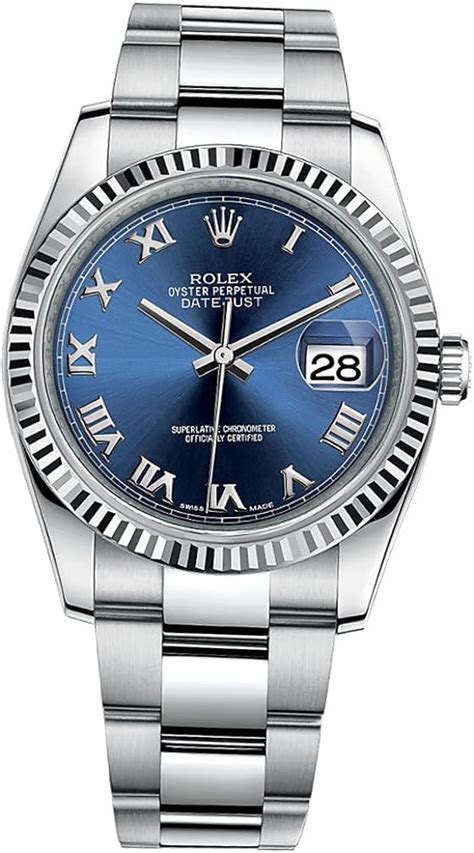 rolex herren blau|rolex datejust edelstahl.